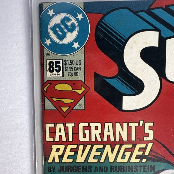 Superman Jan 1994 Cat Grant's Revenge Comic Book DC Comics 85 - Picture 2 of 6